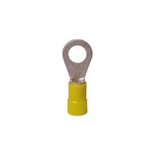 PartsTwins Vinyl Insulated #10 Ring Connector 12-10 AWG (Yellow) - 100 Pack