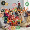 MGparty Christmas Inflatable Reindeer Antler Toss Game for Xmas Kids Teens Party Favors Supplies Toss Game