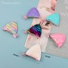 Framendino, 12 Pack Cat Ears Hair Clips Cute Glitter Sparkly Cat Ear Hair Barrettes for Women