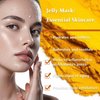 Nielies Jelly Mask for Facials Professional, Vajacial Jelly Mask | For Instant Hydration, Vegan Peel Off Face Mask, For Moisturizing(Turemic)