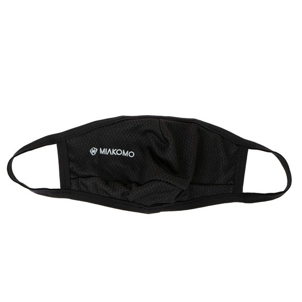 Miakomo Zen Face Mask - Made in The USA - Reusable Facemask Cover (Black XS/S)