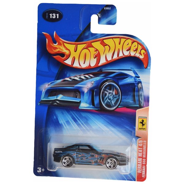 Hot Wheels Ferrari 550 Maranello, [black] Ferrari Heat 4/5#131