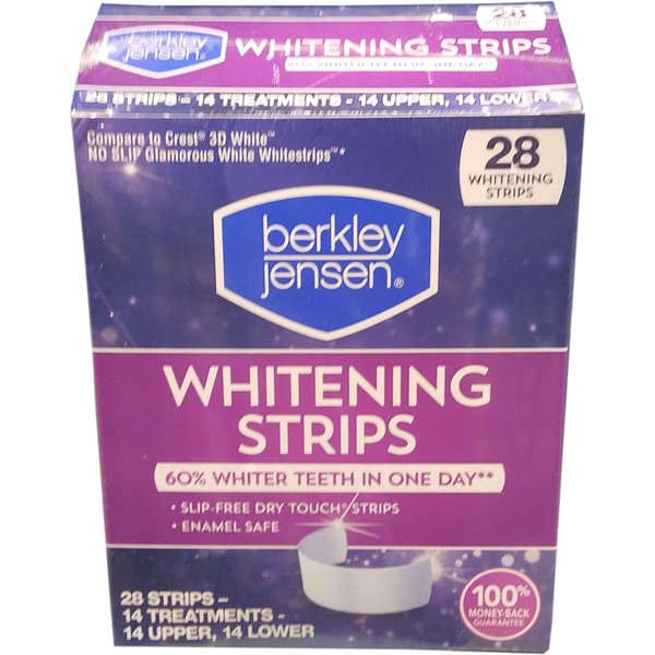 Berkley & Jensen 105374 Whitening Strips, 28 Count