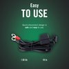 Battery Tender Ring Terminal Harness Accessory Cable, Cord Adapter with SAE Quick Disconnect