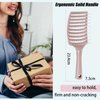 Dongxw Hair Brush, Styling Comb Hair salon Master Barber Comb for Fast Blow Drying, Curved Vented Styling Hairbrushes for Men Women Kids Wet & Dry Hair
