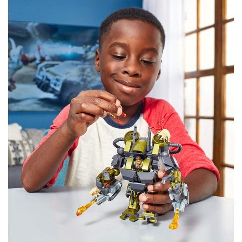 Mega Construx Halo Kinsano Cyclops Raid Micro Action Figure Building Set