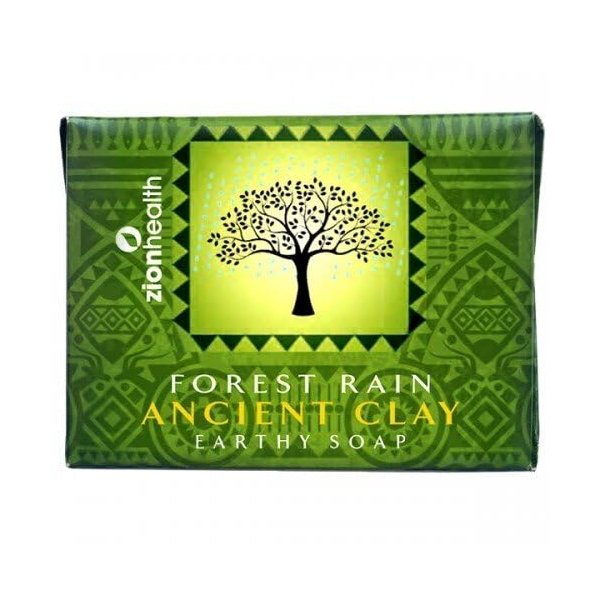 Adama Minerals Zion Health Clay Soap Forest Rain 6 oz Bar Soap