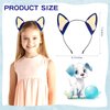 SMAODSGN 3 Pieces Dog Ear Headband Blue Ear Dog Themed Party Favors Cartoon Theme Blue Dog Decorations for Birthday Hair Accessories Halloween Party Favors (Orange)