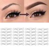 KKPLZZ Plastic Eyebrow Mold, PEVA Soft Eyebrow Shaper DIY Makeup Model with Elastic Band,Makeup Eyebrow Assist Eyebrow Shaping Eyebrow Makeup Tools for Beginner