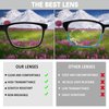 Kerecsen 5 Pack Reading Glasses for Men and Women Readers with Spring Hinges Fashion Eyeglasses (5 Pack Mix Color, 1.25)