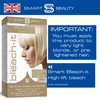 Smart Beauty Electric Blue Hair Dye Semi Permanent, Bright Blue Hair Dye Perfect for Light Blonde, with Non-Drip Pre Mixed Formulation with Hair Conditioning Cream, Hair Colour, Vegan, Cruelty Free