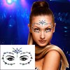 Meredmore 6Sets Festival Face Jewels Stickers Body Jewels Stickers Glitter Rave Face Gems Rhinestones – Eye Body Gems | Rhinestone Stickers | Body Glitter Festival Rave & Party Accessories