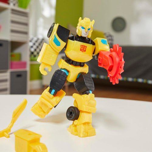 Transformers MixMashers Bumblebee Custom Mix-and-Match Action Figure & Accessories, 5-Inch-Scale (12 cm) Robot Toys for Kids Ages 4+