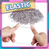 Teenitor Hair Elastics,Rubber Bands for Hair, Elastics for Hair,Elastic Hair Bands,300pcs,Gray