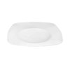 EcoQuality 7.5 Inch White Pearl Salad Plate – Elegant Disposable Plastic Salad Plate for Weddings, Parties, Catering, and Buffets – Durable & Reusable Tableware – Food-Safe BPA-Free Design (100)