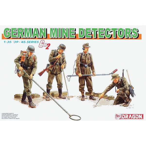 Dragon "German WW II Mine Detectors" Plastic Military Miniatures