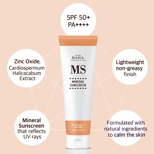 SPF 50 Mineral Sunscreen - Elevate Your Skin Protection Naturally. Defends and Cares for Your Skin, 1.5 Fl Oz (45ml)