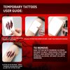 XZENTIRA 30 Sheets Halloween Zombie Temporary Tattoos, Fake Scars Tattoos, Horror Realistic Wound Stitch Face Body Makeup Sticker, Scar Fake Blood Tattoos for Women Men Kids Halloween Party