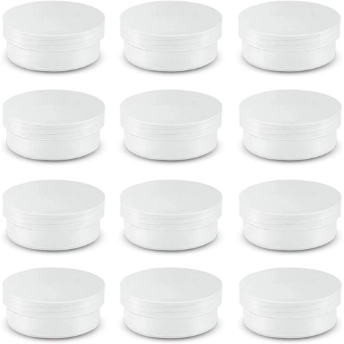 Amersumer 20Pack Round Clear Frosted Plastic Bead Storage Containers Box Case with Screw Top Lids,Cylinder Stackable Bead Containers for Make Up,Eye,Pills,Gems,Beads,Jewelry,Small Items,2.6x1 Inches
