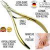 Camila Solingen CS09 4" Professional Nail Cuticle Trimmer from Solingen, Germany. Best Stainless Steel, Anti-corrosive. Perfect Tool for Manicure and Pedicure. Premium Cuticle Cutter (9mm Blade)