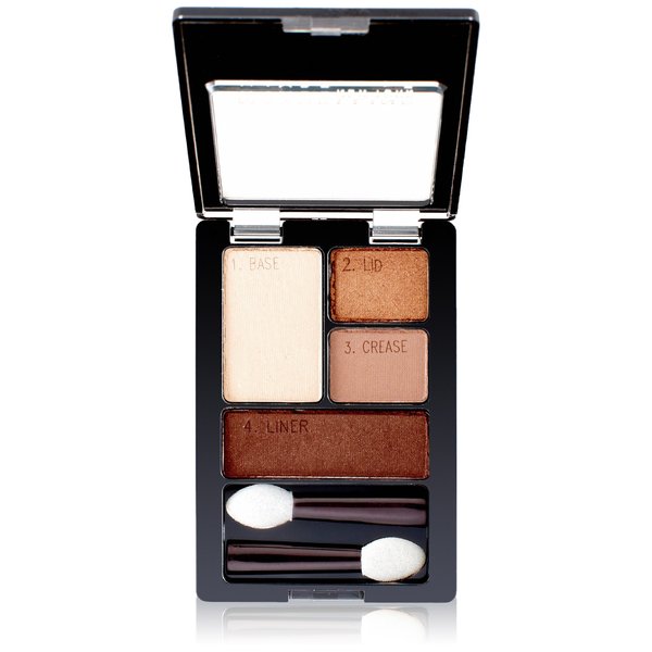 Maybelline Expert Wear Eyeshadow Quads, Chai Latte, 0.17 oz.