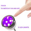 YIZHUO Touch UV Light for Nails Gel UV Led Nail Lamp Led Nail Light for Gel Nails UV Led Nail Lamp Gel X Lamp Portable Rechargeable GooseNeck Nail Dryer Nail Lights for Semi Cured Gel Nail Strips