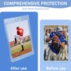 unlemoni 6ct Magnetic Card Holders for Trading Cards, 35PT Magnetic Card Holder Hard Plastic Baseball Card Case Protecor Display for Sports Cards, Standard Cards, Game Cards, MTG Cards