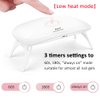 Sazzi Led Uv Nail Lamp UV Light for Resin, 24W, Industry Featured Low Heat Function, Cures 5 Fingernails or toenails at The Same time, Compatible with All Gels, for Gel Nail Resin.