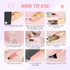 Saviland Acrylic Nail Kit - Big Capacity 30g Clear Pink White Acrylic Powder and Liquid Set 120ml for Acrylic Nails Extension, Beginner Nail Kit for Nail Art Designs Home DIY