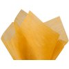 Pack Of 100, Goldenrod Non-Woven Fiber Tissue Sheets 20" x 26" Reusable & 100% Polyester