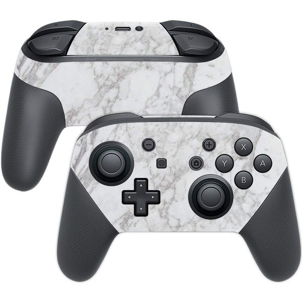 MightySkins Skin Compatible with Nintendo Switch Pro Controller - Frost Marble | Protective, Durable, and Unique Vinyl Decal wrap Cover | Easy to Apply, Remove, and Change Styles | Made in The USA