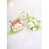 Kercisbeauty 3pcs Handmade Floral Hair Piece for Wedding Brides Bridesmaid Garden Themed Wedding Party Jewelry Rose Hair Pins Hair Accessories
