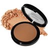 Lord & Berry Luxurious Silky Matte Finish Bronzer Powder - Long-Wearing, Blendable Face and Body Bronzer Palette Makeup for Sun-Kissed Glow, Ideal for All Skin Tones, Golden Caramel
