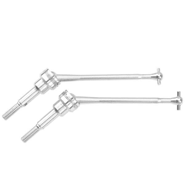 Vgoohobby Metal RC Universal Drive Shaft Joint Dogbone Upgrade Parts Compatible with WLtoys 12428 12423 1/12 RC Car (Silver)