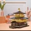 Piececool 3D Metal Model Kits for Adults, Kinkaku-ji Golden Pavilion Model Building Kits, Challenging 3D Puzzles for Stress Relief DIY Craft Kits