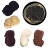 Askuang 20PCS of Blonde Hair Net Invisible Elastic Edge Mesh Stretchable Hair Nets for Women Girls Ballet Bun Food Service Sleeping Individual Package Hairnet 20" (50 cm) Blonde