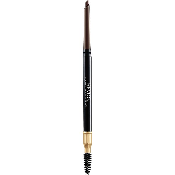 Revlon Eyebrow Pencil, Colorstay Eye Makeup with Eyebrow Spoolie, Waterproof, Longwearing Angled Precision Tip, 210 Soft Brown, 0.01 Oz