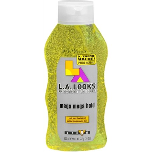 L.A. LOOKS Styling Gel Mega Mega Hold 20 oz (Pack of 10)