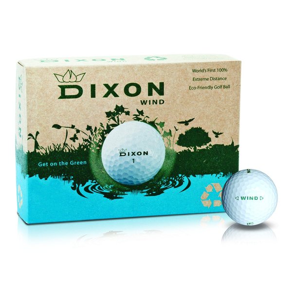 Dixon Wind Eco-Friendly Max Distance Golf Balls (1 Dozen)