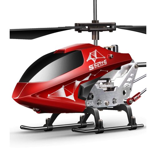 S107H-E RC Helicopter with Altitude Hold, 3.5 Channel, Gyro Stabilizer - For Kids and Beginners