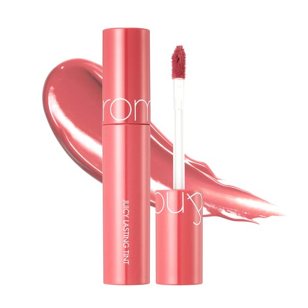 rom&nd] Juicy Lasting Tint 09 LITCHI CORAL | Glossy Finish, Long-lasting Moisturizing Natural Makeup Lip Tint for Daily Use K-beauty 5.5g/0.2oz