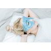 PerfeCore Eye Mask Get Rid of Puffy Eyes Migraine Relief, Sleeping, Travel Therapeutic Hot Cold Compress Pack with Cover Gel Beads, Spa Therapy Wrap for Sinus Pressure Face Puffiness Headaches Blue