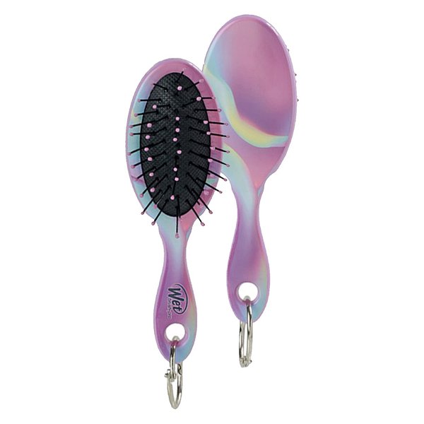 Wet Brush-Pro Keychain Hair Brush, Limited Edition Fantastic Voyage, 1 Count (Pack of 2), Cosmic Bubbles