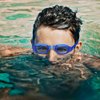 Uniswim Clear Swimming Goggles Anti Fog for Adult Swim Glasses Eye Protection for Swimming-Blue
