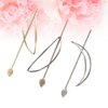 3pcs Metal Gold Hair Sticks Hairpins Shawl Forks Chopsticks Clips Barrettes Bun Cover Holder Hair Styles Circle Hair Slides Accessories