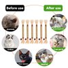 HZONGMINGZT 6 Pcs Cat Catnip Sticks Natural Silvervine Sticks Cat Toys Indoor Cats Interactiv Matatabi Cat Nip Toys Cat Chew Sticks Toy for Cat Dental Teeth Cleaning