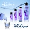 Professional Acrylic Nail Liquid for Nail: 4fl.oz Acrylic Liquid with Nail Brush for Beginners at Home DIY Nail Salon Use Non-Yellowing MMA-Free
