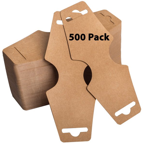 【500 Pack 】Necklace Display Cards - Jewelry Display Cards - Bracelet Display Cards - Choker Display Cards, Easy and Simple For Display Your Jewelries, Necklace, Bracelets, Pendant - Bulk 500 Pack