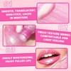 Magic Color Changing Lip Oil Temperature Change Lip Glow Oil Moisturizing Plumping Lip Gloss, No-Sticky Transparent Lip Care Tinted Lip Gloss Oil (03# Purple to Pink, 1 fl.oz)