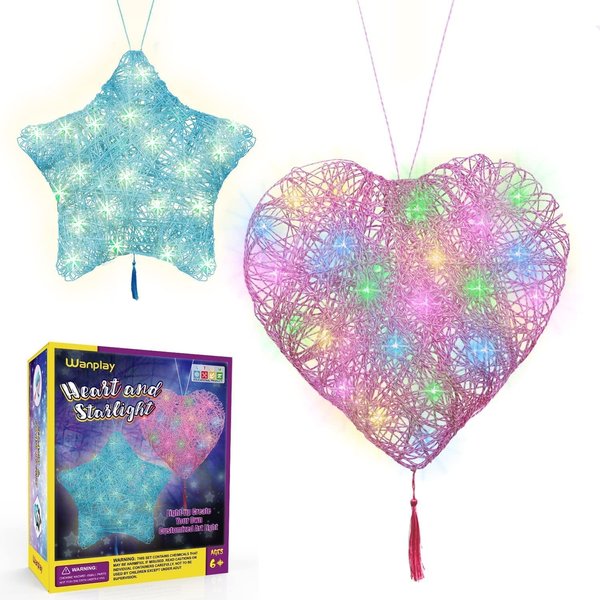 Wanplay 3D String Art Kit for Kids, Crafts Gifts for Ages 8 9 10 11 12 Year Old Girls Boys